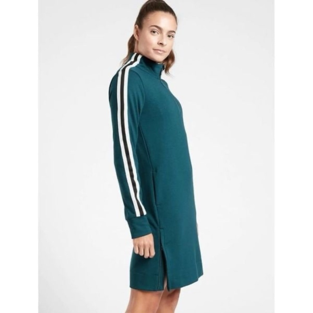 Athleta Dark Green/teal tunic dress XS